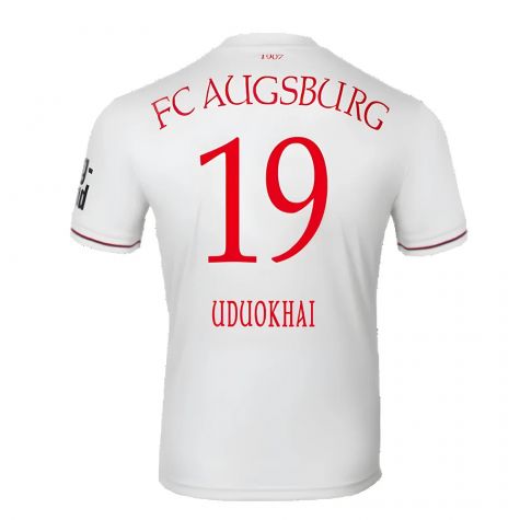 2024-2025 FC Augsburg Home Shirt (Uduokhai 19) 2024-2025 FC Augsburg Home Shirt (Uduokhai 19)