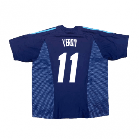 Argentina 2002-04 Away Shirt ((Excellent) XL) (Veron 11) Argentina 2002-04 Away Shirt ((Excellent) XL) (Veron 11)