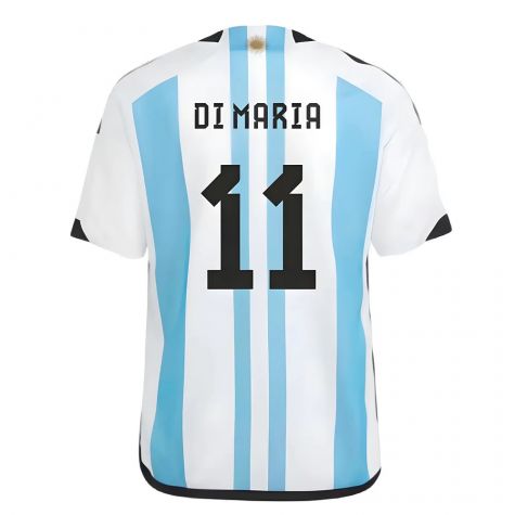 Argentina 2022 World Cup Winners Home Shirt - Kids (DI MARIA 11) Argentina 2022 World Cup Winners Home Shirt - Kids (DI MARIA 11)
