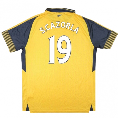 Arsenal 2016-17 Away Shirt ((Mint) S) (S.Cazorla 19) Arsenal 2016-17 Away Shirt ((Mint) S) (S.Cazorla 19)