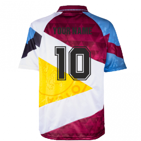 Aston Villa 1990 Mash Up Retro Football Shirt (Your Name) Aston Villa 1990 Mash Up Retro Football Shirt (Your Name)