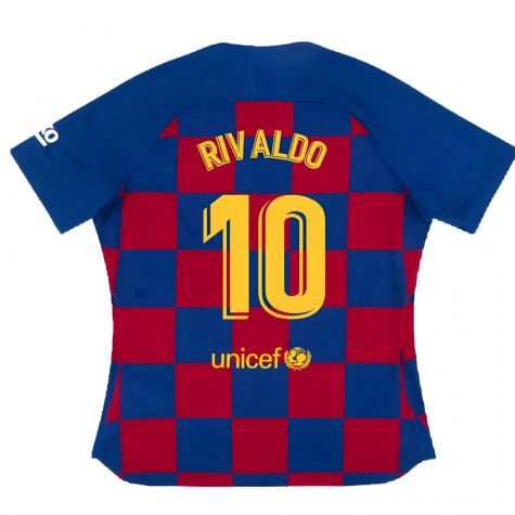 Barcelona 2019-20 Womens Home Shirt (Vaporkit) ((Excellent) S) (RIVALDO 10) Barcelona 2019-20 Womens Home Shirt (Vaporkit) ((Excellent) S) (RIVALDO 10)