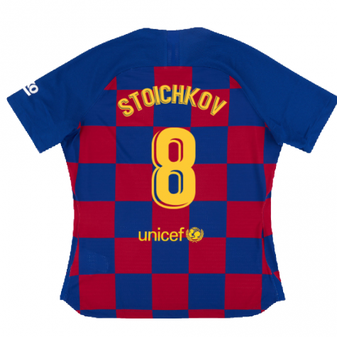 Barcelona 2019-20 Womens Home Shirt (Vaporkit) ((Excellent) S) (STOICHKOV 8) Barcelona 2019-20 Womens Home Shirt (Vaporkit) ((Excellent) S) (STOICHKOV 8)