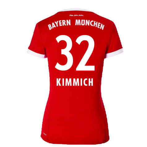 Bayern Munich 2017-18 Womens Home Shirt (XL) ((Excellent) XL) (Kimmich 32) Bayern Munich 2017-18 Womens Home Shirt (XL) ((Excellent) XL) (Kimmich 32)