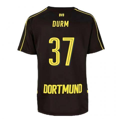 Borussia Dortmund 2016-17 Away Shirt ((Mint) XXLB) (Durm 37) Borussia Dortmund 2016-17 Away Shirt ((Mint) XXLB) (Durm 37)
