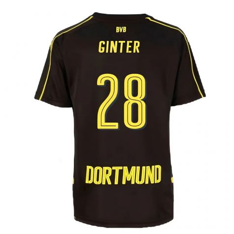 Borussia Dortmund 2016-17 Away Shirt ((Mint) XXLB) (Ginter 28) Borussia Dortmund 2016-17 Away Shirt ((Mint) XXLB) (Ginter 28)