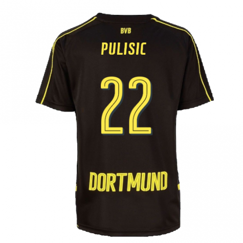 Borussia Dortmund 2016-17 Away Shirt ((Mint) XXLB) (Pulisic 22) Borussia Dortmund 2016-17 Away Shirt ((Mint) XXLB) (Pulisic 22)