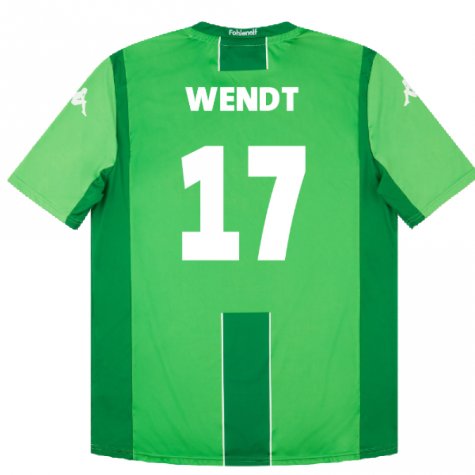 Borussia Monchengladbach 2014-15 Away Shirt ((Excellent) XL) (Wendt 17) Borussia Monchengladbach 2014-15 Away Shirt ((Excellent) XL) (Wendt 17)