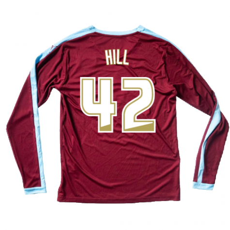 Burnley 2015-16 Long Sleeve Home Shirt ((Excellent) S) (Hill 42) Burnley 2015-16 Long Sleeve Home Shirt ((Excellent) S) (Hill 42)