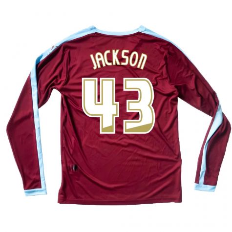 Burnley 2015-16 Long Sleeve Home Shirt ((Excellent) S) (Jackson 43) Burnley 2015-16 Long Sleeve Home Shirt ((Excellent) S) (Jackson 43)