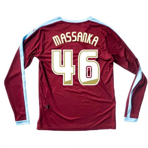 Burnley 2015-16 Long Sleeve Home Shirt ((Excellent) S) (Massanka 46) Burnley 2015-16 Long Sleeve Home Shirt ((Excellent) S) (Massanka 46)