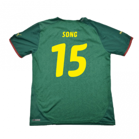 Cameroon 2010-11 Home Shirt ((Excellent) L) (SONG 15) Cameroon 2010-11 Home Shirt ((Excellent) L) (SONG 15)