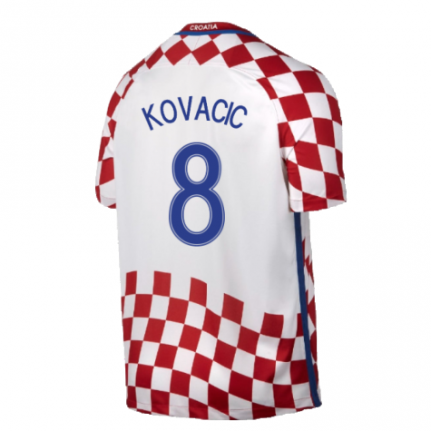 Croatia 2016-17 Home Shirt ((Very Good) XXL) (Kovacic 8) Croatia 2016-17 Home Shirt ((Very Good) XXL) (Kovacic 8)