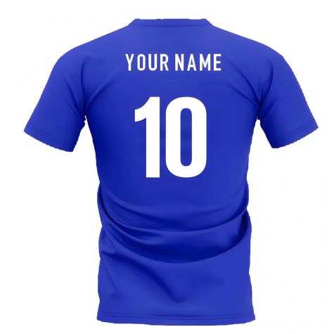 Croatia Team T-Shirt - Royal (Your Name) Croatia Team T-Shirt - Royal (Your Name)