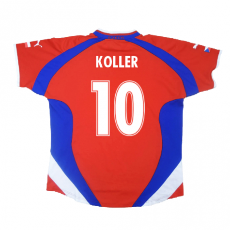 Czech Republic 2000-02 Home Shirt ((Very Good) L) (Koller 10) Czech Republic 2000-02 Home Shirt ((Very Good) L) (Koller 10)