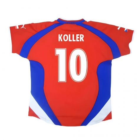 Czech Republic 2000-02 Home Shirt ((Very Good) XL) (Koller 10) Czech Republic 2000-02 Home Shirt ((Very Good) XL) (Koller 10)