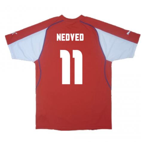 Czech Republic 2003-04 Home Shirt ((Excellent) L) (Nedved 11) Czech Republic 2003-04 Home Shirt ((Excellent) L) (Nedved 11)