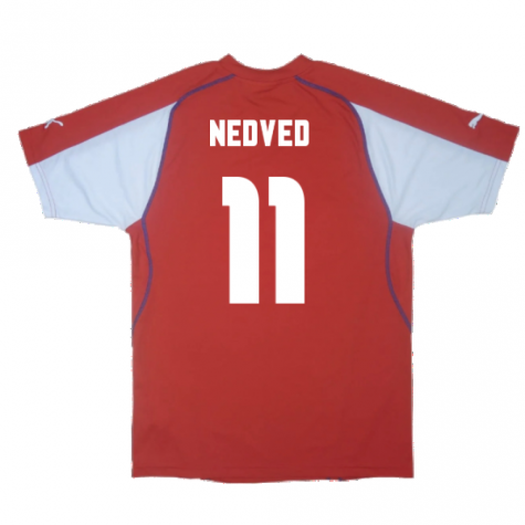 Czech Republic 2003-04 Home Shirt ((Excellent) XL) (Nedved 11) Czech Republic 2003-04 Home Shirt ((Excellent) XL) (Nedved 11)