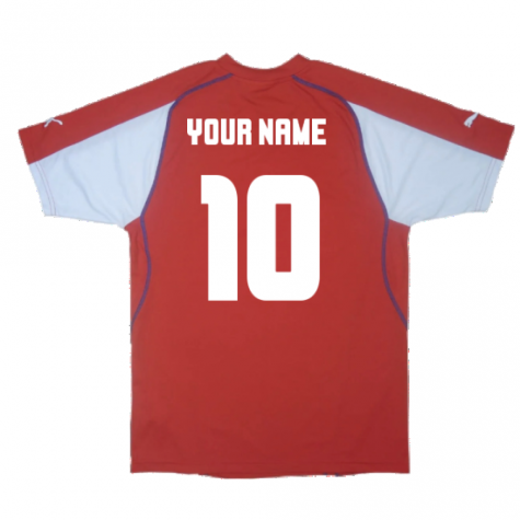 Czech Republic 2003-04 Home Shirt ((Excellent) XL) (Your Name) Czech Republic 2003-04 Home Shirt ((Excellent) XL) (Your Name)