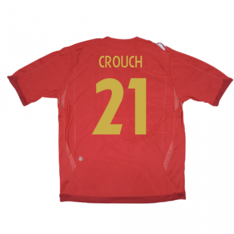 England 2006-08 Away Shirt (S) (Excellent) (CROUCH 21) England 2006-08 Away Shirt (S) (Excellent) (CROUCH 21)