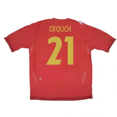 England 2006-08 Away Shirt (XLB 158cm) (Excellent) (CROUCH 21) England 2006-08 Away Shirt (XLB 158cm) (Excellent) (CROUCH 21)