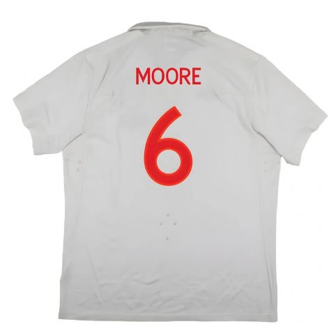 England 2009-10 World Cup Home shirt (XL) (Very Good) (Moore 6) England 2009-10 World Cup Home shirt (XL) (Very Good) (Moore 6)