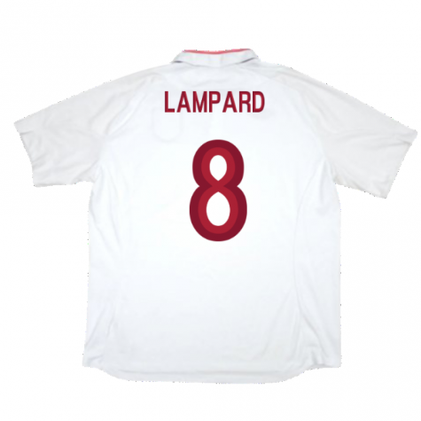 England 2012-13 Home Shirt (Good) (Lampard 8) England 2012-13 Home Shirt (Good) (Lampard 8)