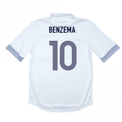 France 2012-13 Away Shirt ((Good) M) (Benzema 10) France 2012-13 Away Shirt ((Good) M) (Benzema 10)