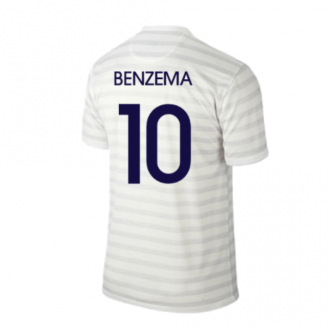 France 2014-15 Away Shirt ((Excellent) M) (Benzema 10) France 2014-15 Away Shirt ((Excellent) M) (Benzema 10)
