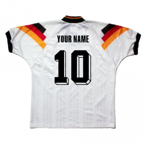 Germany 1992-93 Home Shirt ((Excellent) L) (Your Name) Germany 1992-93 Home Shirt ((Excellent) L) (Your Name)