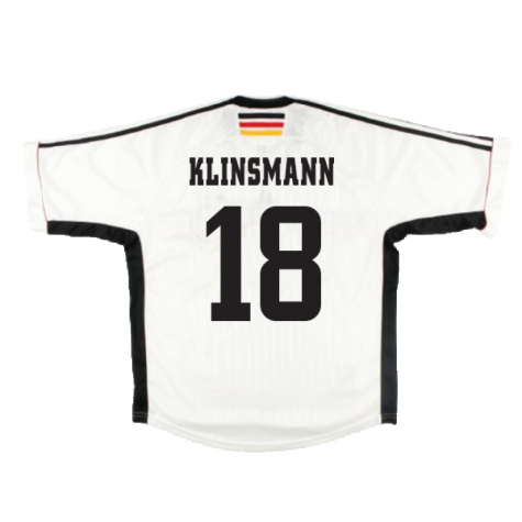 Germany 1998-00 Home Shirt ((Very Good) L) (Klinsmann 18) Germany 1998-00 Home Shirt ((Very Good) L) (Klinsmann 18)