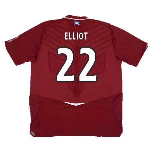 Hearts 2008-09 Home Shirt ((Good) XXL) (Elliot 22) Hearts 2008-09 Home Shirt ((Good) XXL) (Elliot 22)