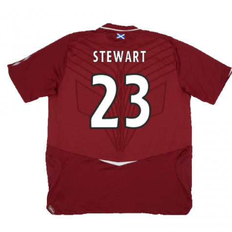 Hearts 2008-09 Home Shirt ((Good) XXL) (Stewart 23) Hearts 2008-09 Home Shirt ((Good) XXL) (Stewart 23)