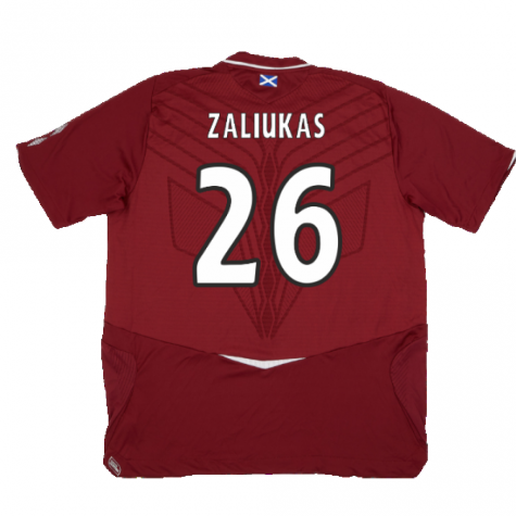 Hearts 2008-09 Home Shirt ((Good) XXL) (Zaliukas 26) Hearts 2008-09 Home Shirt ((Good) XXL) (Zaliukas 26)