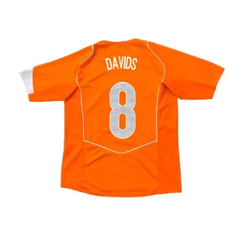Holland 2004-05 Home Shirt ((Very Good) XXL) (Davids 8) Holland 2004-05 Home Shirt ((Very Good) XXL) (Davids 8)