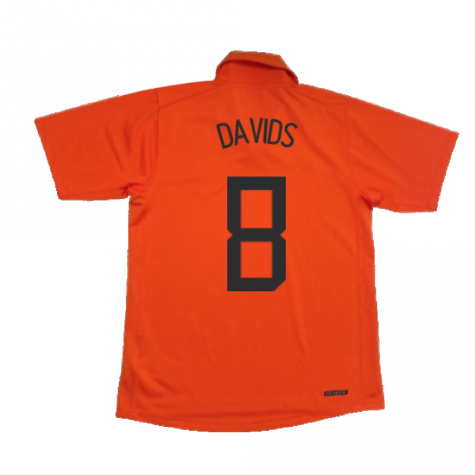 Holland 2006-08 Home Shirt (M) ((Good) M) (Davids 8) Holland 2006-08 Home Shirt (M) ((Good) M) (Davids 8)