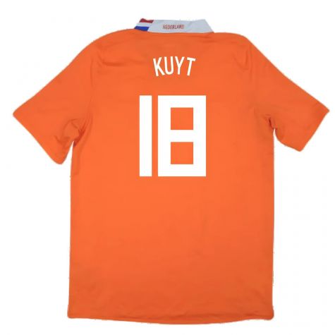 Holland 2008-10 Home Shirt ((Excellent) XL) (Kuyt 18) Holland 2008-10 Home Shirt ((Excellent) XL) (Kuyt 18)