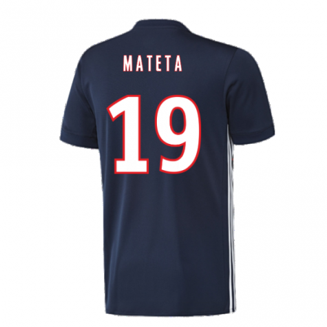 Lyon 2017-18 Away Shirt ((Excellent) L) (Mateta 19) Lyon 2017-18 Away Shirt ((Excellent) L) (Mateta 19)