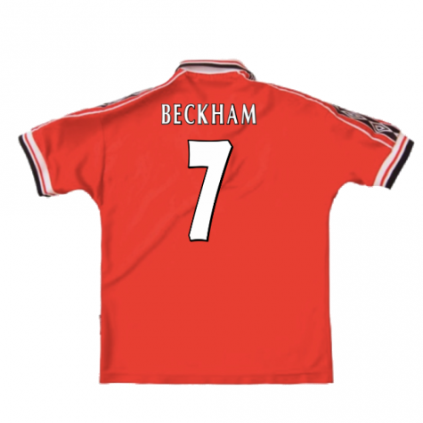 Manchester United 1998-2000 Home Shirt (XXL) (Excellent) (Beckham 7) Manchester United 1998-2000 Home Shirt (XXL) (Excellent) (Beckham 7)