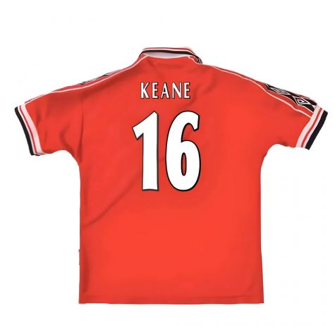Manchester United 1998-2000 Home Shirt (XXL) (Excellent) (Keane 16) Manchester United 1998-2000 Home Shirt (XXL) (Excellent) (Keane 16)