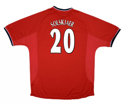Manchester United 2000-02 Home Shirt ((Excellent) XXL) (Solskjaer 20) Manchester United 2000-02 Home Shirt ((Excellent) XXL) (Solskjaer 20)