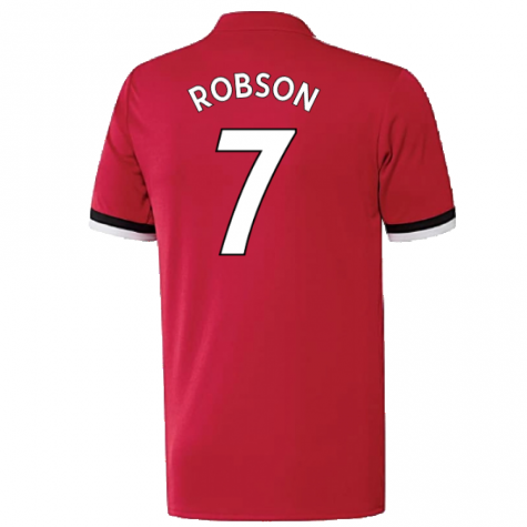 Manchester United 2017-18 Home Shirt ((Excellent) 4-5 Year) (Robson 7) Manchester United 2017-18 Home Shirt ((Excellent) 4-5 Year) (Robson 7)