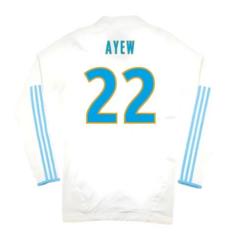Marseille 2011-12 Player Spec Long Sleeve Home Shirt ((Excellent) L) (Ayew 22) Marseille 2011-12 Player Spec Long Sleeve Home Shirt ((Excellent) L) (Ayew 22)