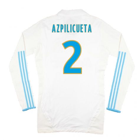 Marseille 2011-12 Player Spec Long Sleeve Home Shirt ((Excellent) L) (Azpilicueta 2) Marseille 2011-12 Player Spec Long Sleeve Home Shirt ((Excellent) L) (Azpilicueta 2)