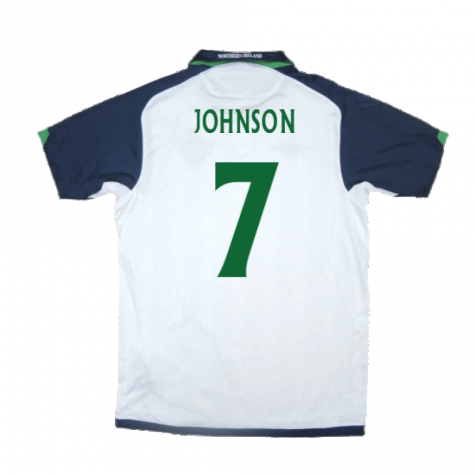 Northern Ireland 2009-10 Away Shirt ((Very Good) XL) (Johnson 7) Northern Ireland 2009-10 Away Shirt ((Very Good) XL) (Johnson 7)