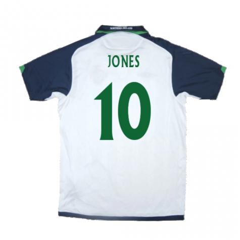 Northern Ireland 2009-10 Away Shirt ((Very Good) XL) (Jones 10) Northern Ireland 2009-10 Away Shirt ((Very Good) XL) (Jones 10)