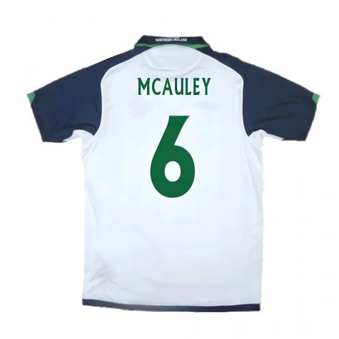 Northern Ireland 2009-10 Away Shirt ((Very Good) XL) (McAuley 6) Northern Ireland 2009-10 Away Shirt ((Very Good) XL) (McAuley 6)