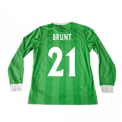 Northern Ireland 2010-12 Long Sleeve Home Shirt ((Good) XL) (Brunt 21) Northern Ireland 2010-12 Long Sleeve Home Shirt ((Good) XL) (Brunt 21)