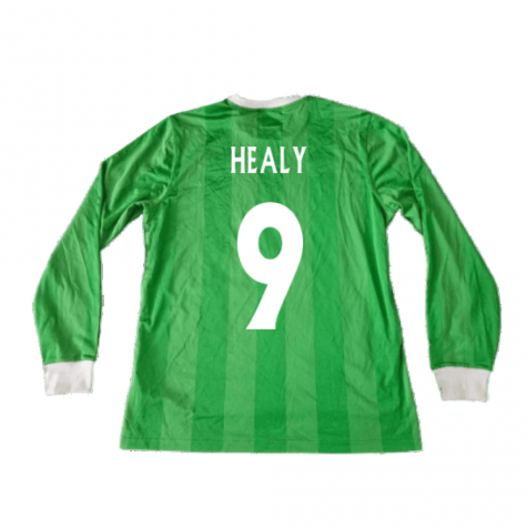 Northern Ireland 2010-12 Long Sleeve Home Shirt ((Good) XL) (Healy 9) Northern Ireland 2010-12 Long Sleeve Home Shirt ((Good) XL) (Healy 9)