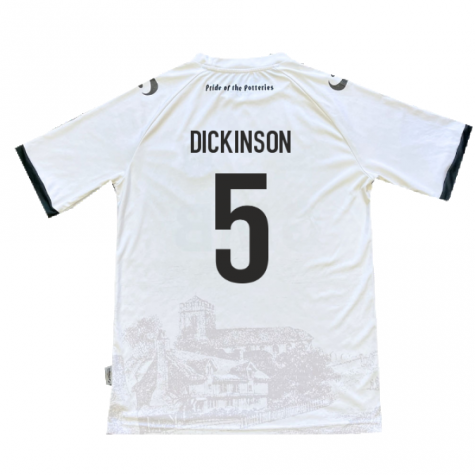 Port Vale 2013-14 Home Shirt ((Very Good) S) (Dickinson 5) Port Vale 2013-14 Home Shirt ((Very Good) S) (Dickinson 5)